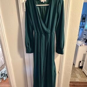 Baltic Born Deep Teal Long Sleeve Dress